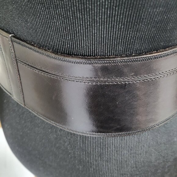 Women\'s Vintage Cinch Black Leather Belt Italian Designer Brand Linea Pelle Sz S main image 5